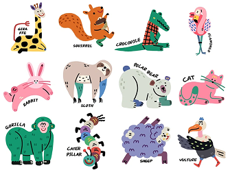 How many of these animals can you identify?